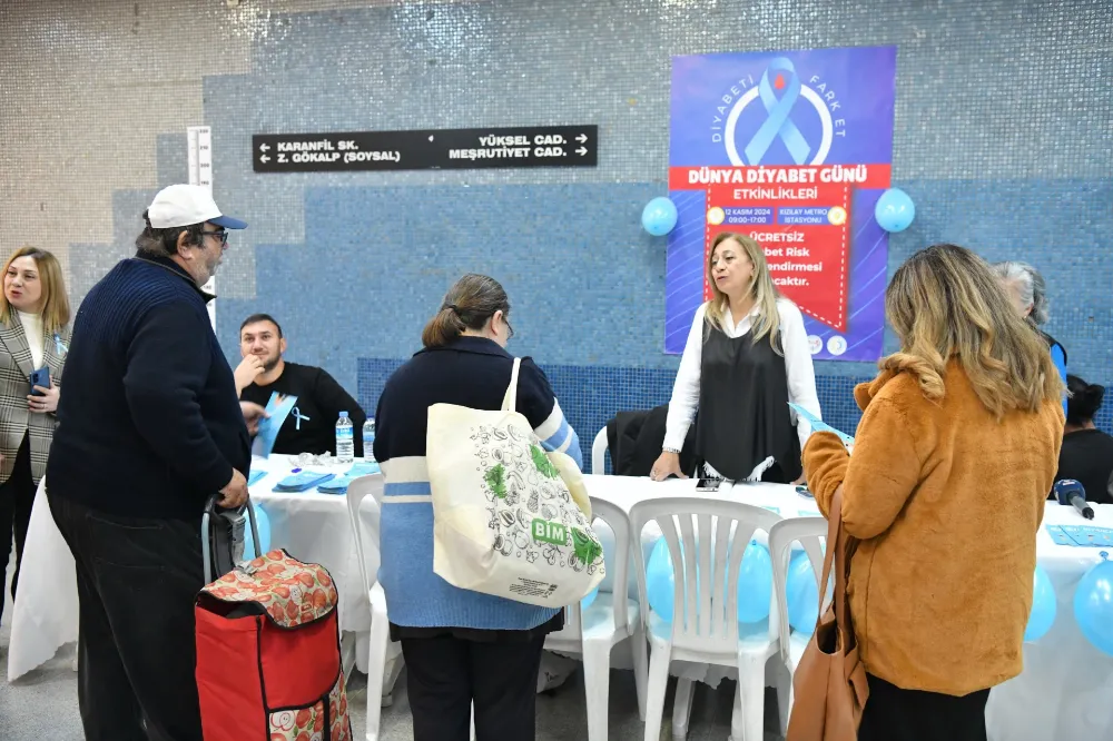 ANKARA BÜYÜKŞEHİR’DEN “DÜNYA DİYABET GÜNÜ” İÇİN FARKINDALIK ETKİNLİĞİ