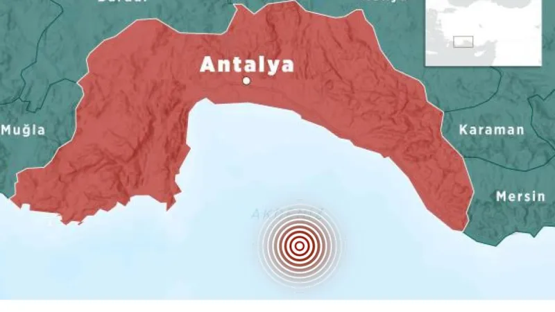 ANTALYA AÇIKLARINDA DEPREM