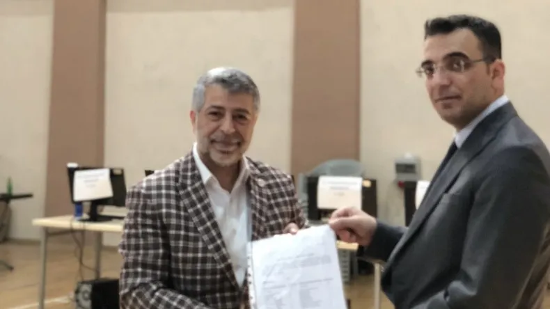 Mehmet Ali Arslan Yeni Yüzyıl Partisi Genel Başkanlığı Mazbatasını Aldı