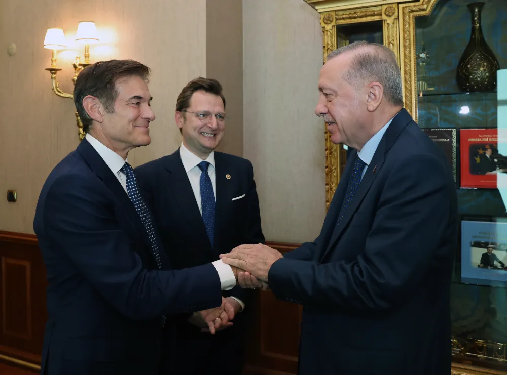 Cumhurbaşkanı Erdoğan, Türk Kalp Cerrahı Prof. Dr. Öz’ü Kabul Etti