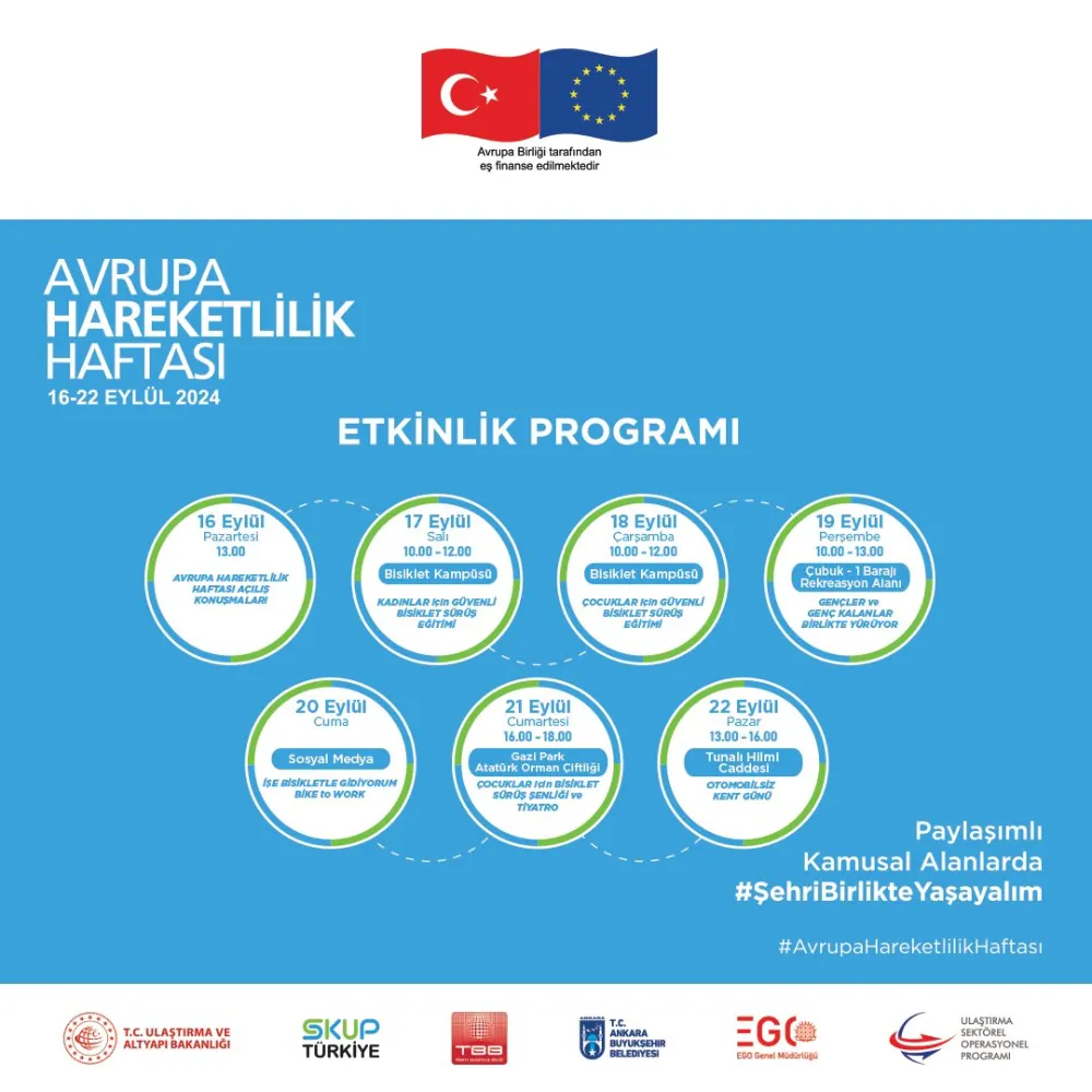 2024 AVRUPA HAREKETLİLİK HAFTASI BAŞLIYOR   