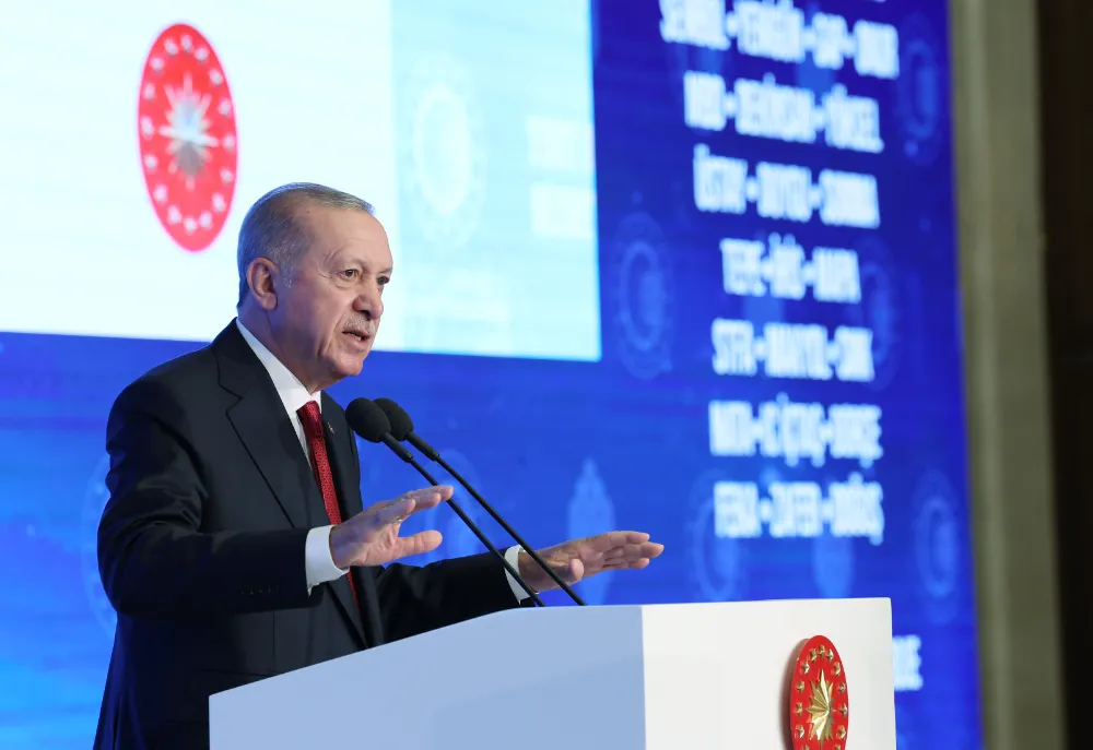 CUMHURBAŞKANI ERDOĞAN: TÜRKİYE OLARAK YÜZÜMÜZ ELBETTE BATI