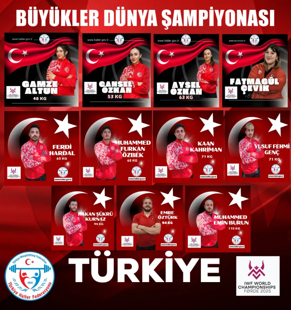 HALTERDE BÜYÜK BAŞARI
