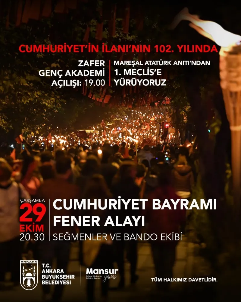 CUMHURİYET’İN IŞIĞI BAŞKENT SOKAKLARINI AYDINLATACAK : ZAFER GENÇ AKADEMİ AÇILIYOR