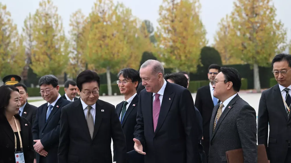 CUMHURBAŞKANI ERDOĞAN: GÜNEY KORE İLE KAN KARDEŞİ OLDUK