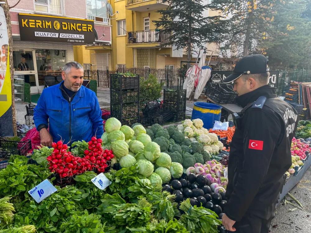 KEÇİÖREN’DEKİ SEMT PAZARLARINDA KAYITLI, GÜVENLİ VE DÜZENLİ DENETİM