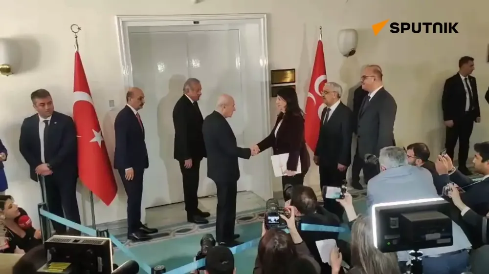 DEM PARTİ HEYETİNDEN MHP LİDERİ BAHÇELİ