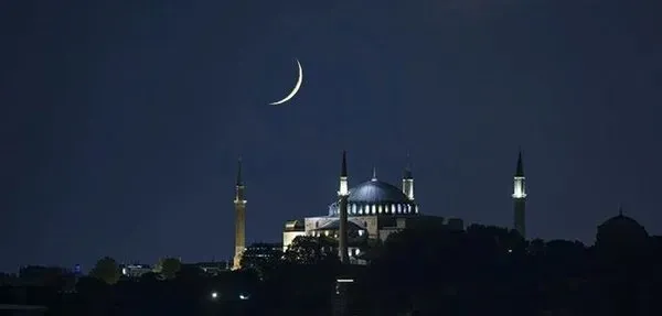 Orucun müjdeleyicisi: Ramazan hilali göründü