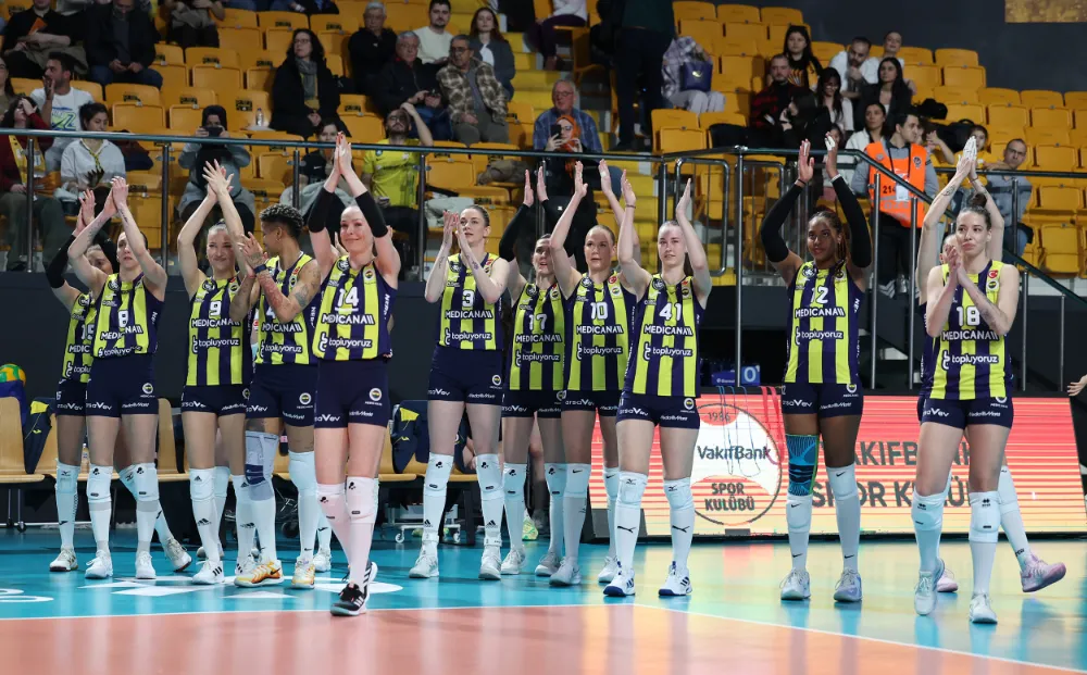 Fenerbahçe Medicana, Şampiyonlar Ligi çeyrek final ilk maçında VakıfBank’ı 3-0 mağlup etti