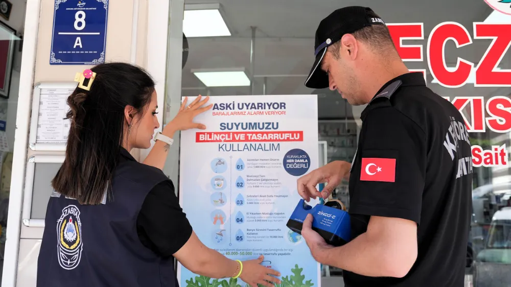 SU KRİZİNE KARŞI TASARRUF ŞART
