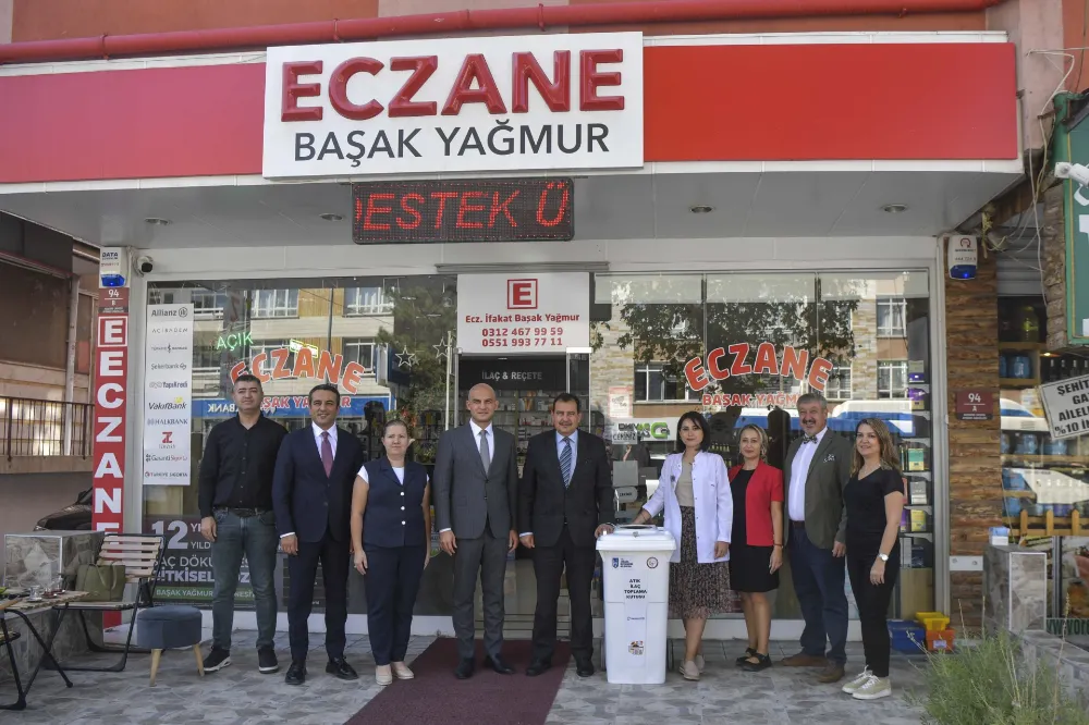 ANKARA BÜYÜKŞEHİR’İN “EVSEL ATIK İLAÇ TOPLAMA KAMPANYASI” DEVAM EDİYOR