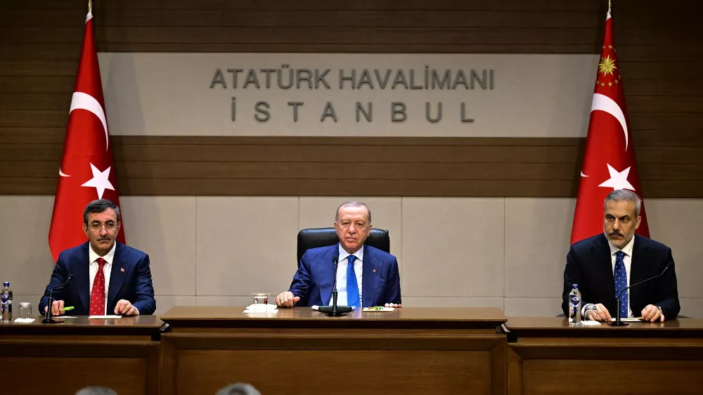 CUMHURBAŞKANI ERDOĞAN ABD ZİYARETİ ÖNCESİ KONUŞTU