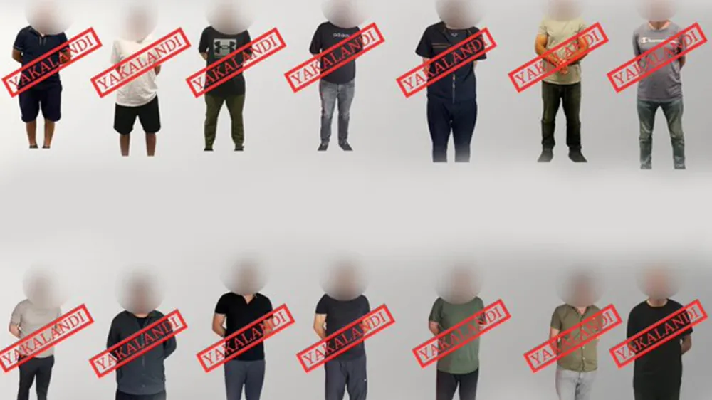 KIRMIZI BÜLTENLE ARANAN 12 KİŞİ TÜRKİYE